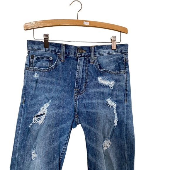 American Eagle Outfitters Blue Shorts Distressed - Picture 1 of 4